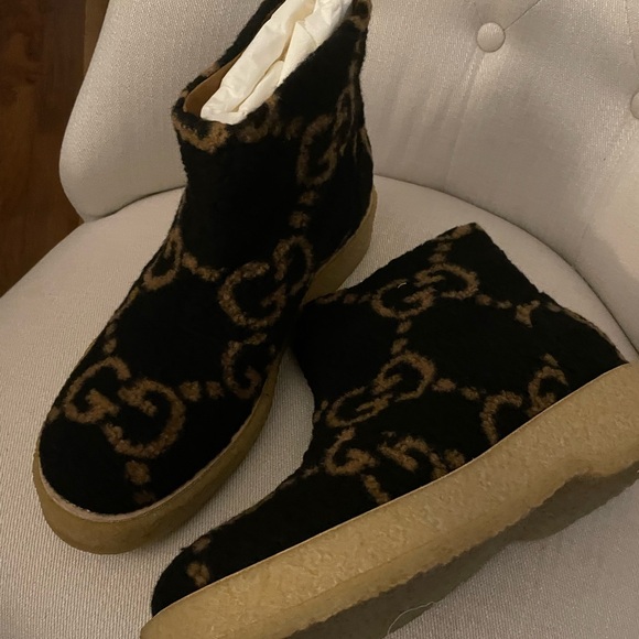 New authentic Gucci GG ankle boots - Picture 2 of 16